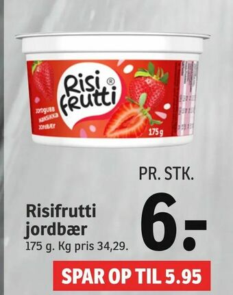 SPAR Risifrutti jordbær tilbud
