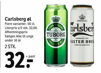 SPAR Carlsberg øl tilbud