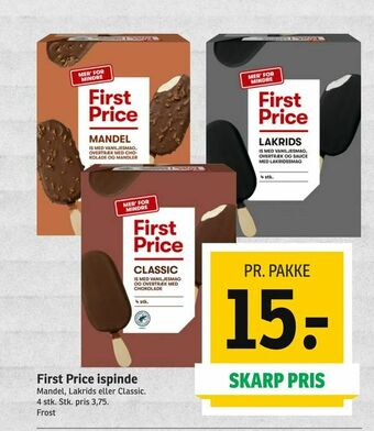 SPAR First Price ispinde tilbud