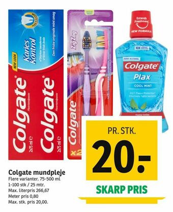 SPAR Colgate mundpleje tilbud