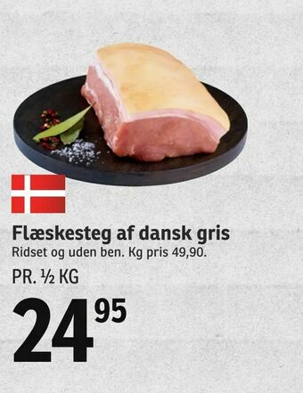 SPAR Flæskesteg af dansk gris tilbud
