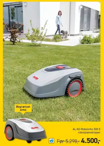 Johannes Fog Al-ko robotplæneklipper tilbud