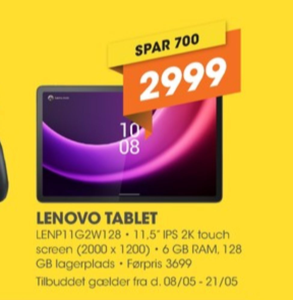 Lenovo tablet tilbud hos Expert