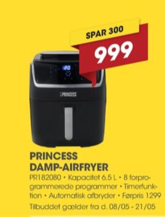 Punkt1 Princess airfryer tilbud