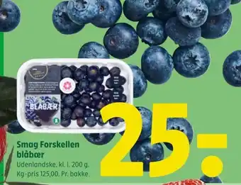 Coop 365 Smag Forskellen blåbær tilbud