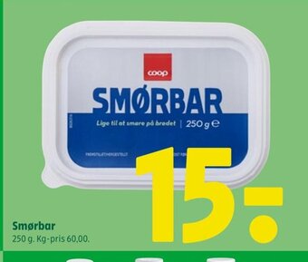 Coop 365 Smørbar 250 g. tilbud