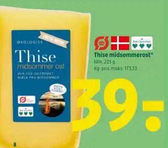 Coop 365 Thise midsommerost* tilbud