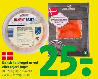 Coop 365 Dansk koldrøget ørred eller rejer i lage tilbud