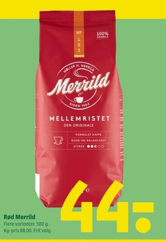 Coop 365 Rød Merrild tilbud