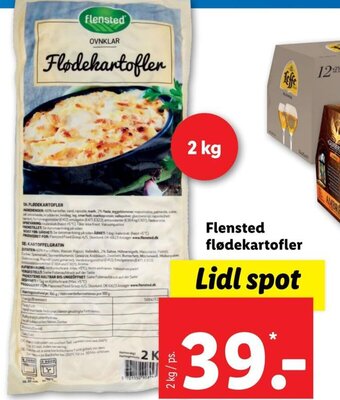 Lidl Flensted flødekartofler tilbud