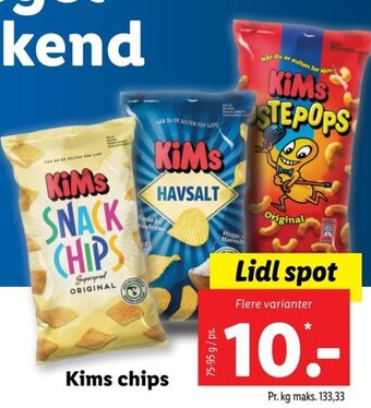 Lidl Kims chips tilbud