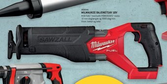 XL-BYG MILWAUKEE BAJONETSAV 18V tilbud