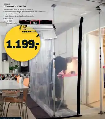 XL-BYG TEBO COVER STØVVÆG tilbud