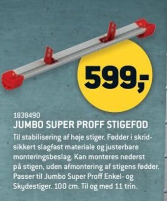 XL-BYG JUMBO SUPER PROFF STIGEFOD tilbud