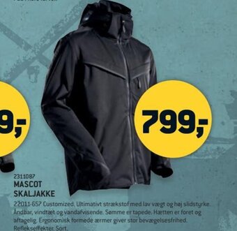 XL-BYG MASCOT SKALJAKKE tilbud