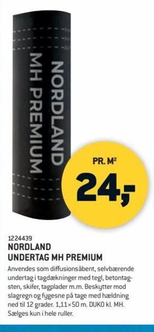 XL-BYG NORDLAND UNDERTAG MH PREMIUM tilbud