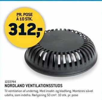 XL-BYG NORDLAND VENTILATIONSSTUDS tilbud