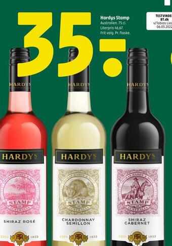 Hardys stamp