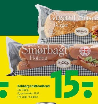 Kohberg fastfoodbrød