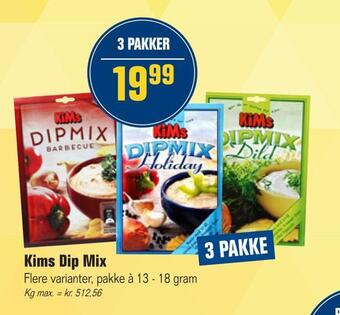 Otto Duborg Kims dip mix tilbud