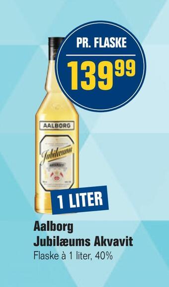 Otto Duborg Aalborg jubilæums akvavit tilbud