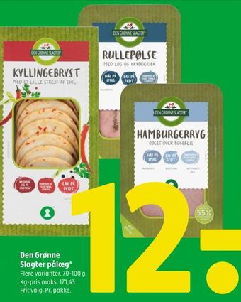 Coop 365 Den grønne slagter pålæg tilbud