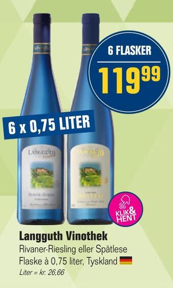 Otto Duborg Langguth vinothek tilbud