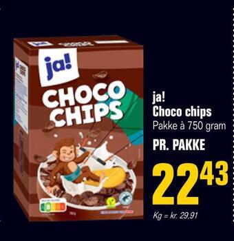 Otto Duborg Ja! choco chips tilbud