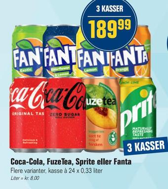 Otto Duborg Coca-cola, fuzetea, sprite eller fanta tilbud