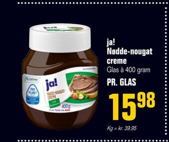 Ja! nødde-nougat creme