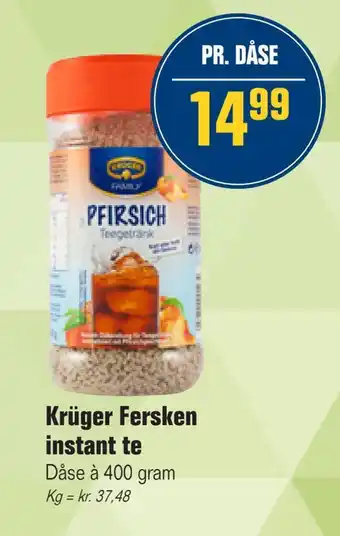 Otto Duborg Krüger fersken instant te tilbud