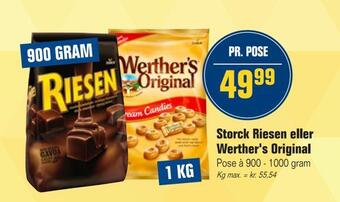 Otto Duborg Storck riesen eller werther's original tilbud