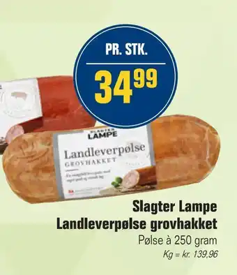 Slagter lampe landleverpølse grovhakket