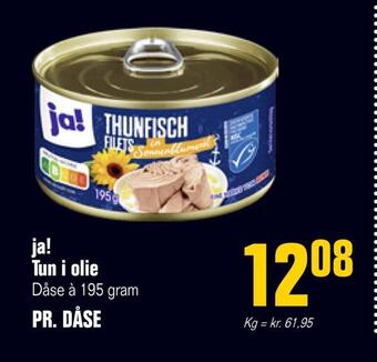 Otto Duborg Ja! tun i olie tilbud