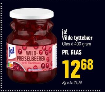 Otto Duborg Ja! vilde tyttebær tilbud