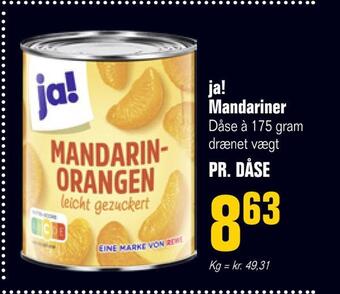 Otto Duborg Ja! mandariner tilbud