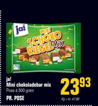 Otto Duborg Ja! mini chokoladebar mix tilbud