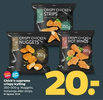 Netto Chick'n supreme crispy kylling tilbud