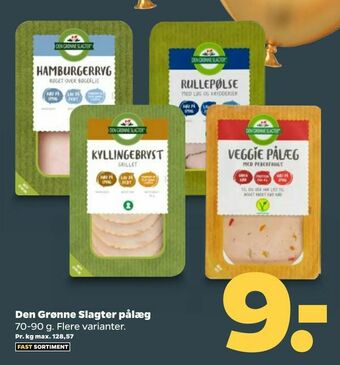 Netto Den Grønne Slagter pålæg tilbud