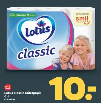 Netto Lotus Classic toiletpapir tilbud