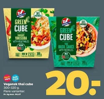 Netto Vegansk thai cube tilbud