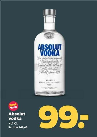 Absolut vodka