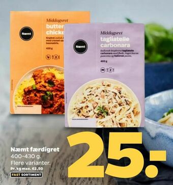 Netto Næmt færdigret tilbud