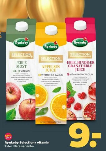 Netto Rynkeby Selection+ vitamin tilbud