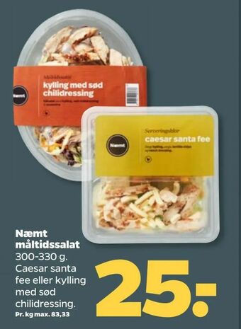 Næmt måltidssalat