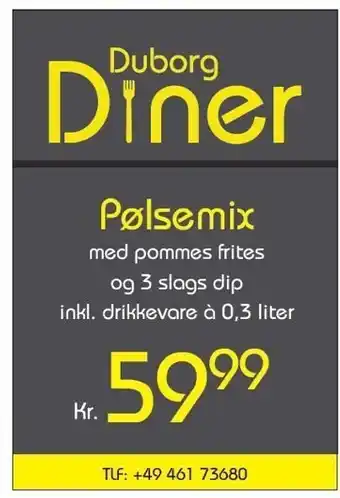 Duborg diner pølsemix