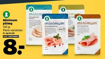 Netto Minimum pålæg tilbud