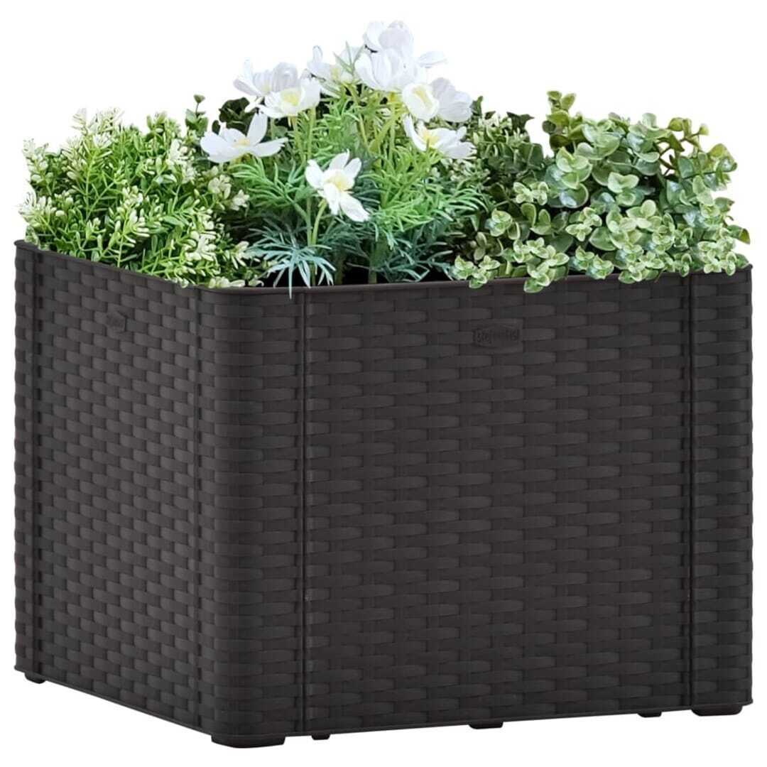 Bolig Center Højbed med automatisk vandingssystem 43x43x33 cm antracitgrå tilbud