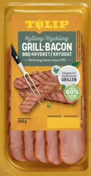 REMA 1000 Kylling grill-bacon, 250 g tilbud