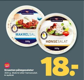 Netto Graasten pålægssalater tilbud